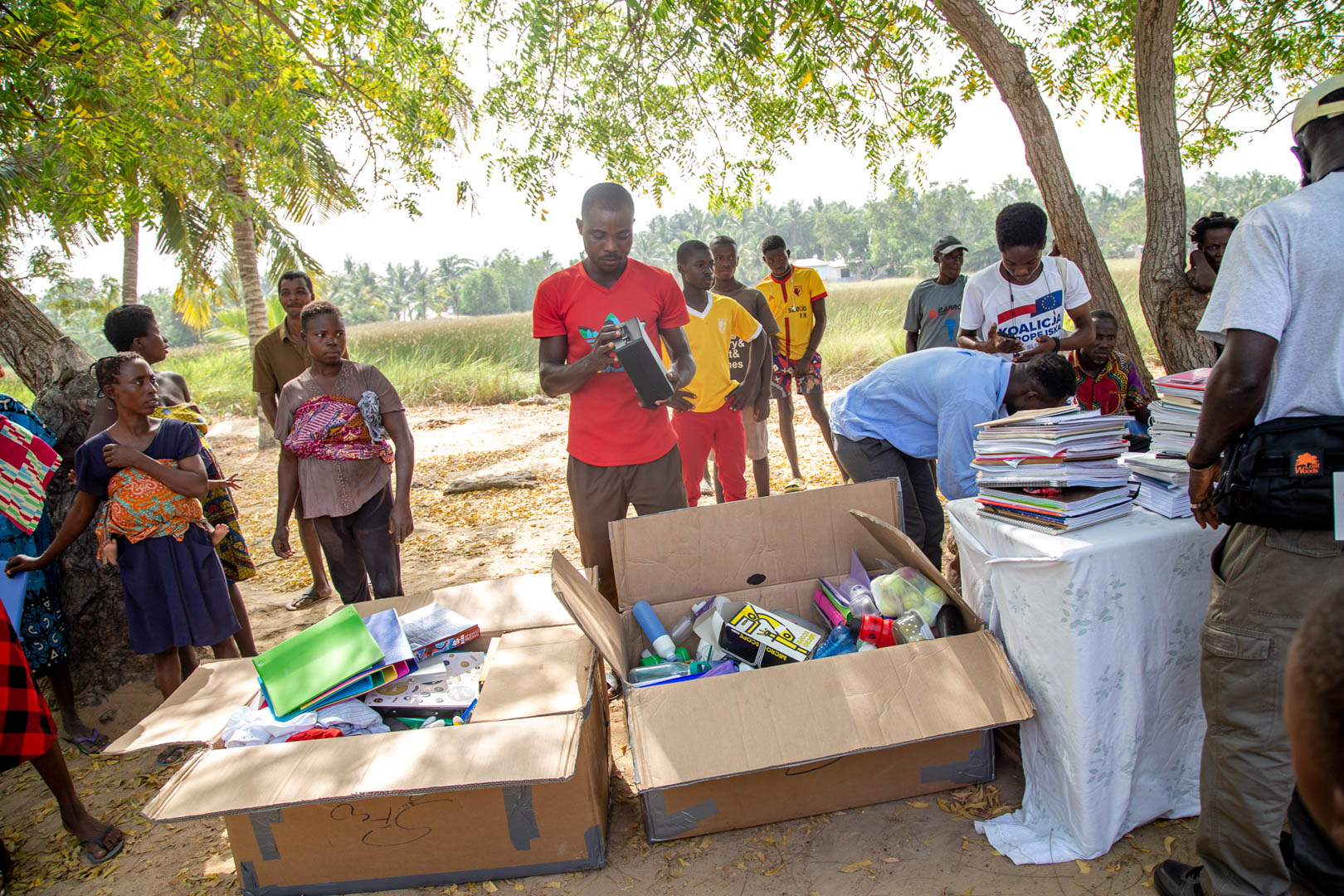 Books donations to alorkpem school- courtesy smileatschool